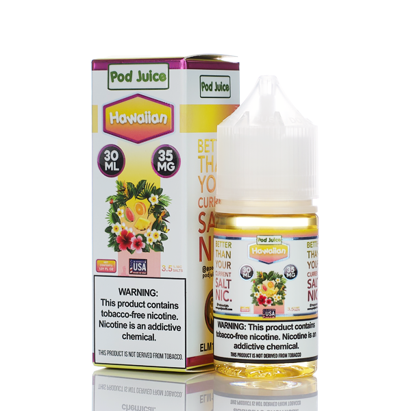 Pod Juice Smooth Salt Hawaiian 30ml Best Sales Price - Salt Nic Vape Juice