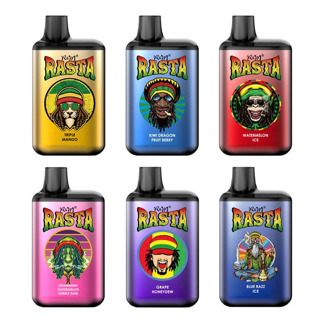 R and M Rasta Disposable Vape Kit 5500 Puffs Best Sales Price - Disposables