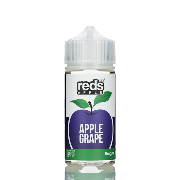 7 Daze Reds Apple - No Nicotine Vape Juice - 100ml Best Sales Price - eJuice