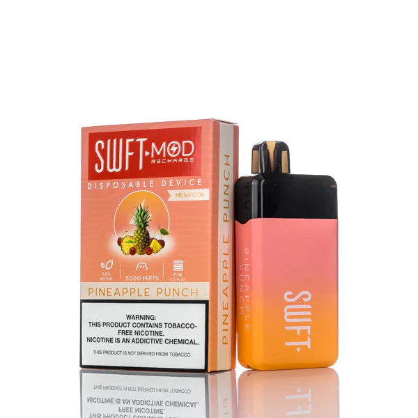 SWFT Mod 5000 Puffs Rechargeable Disposable Vape Pineapple Punch Best Sales Price - Disposables
