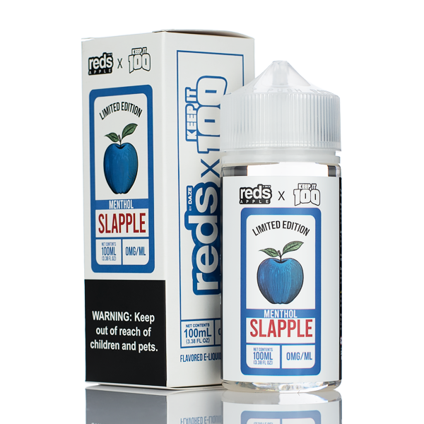 7 Daze Reds Apple x Keep It 100 - Slapple (No Nicotine) Best Sales Price - eJuice