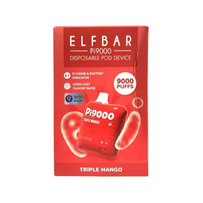 Triple Mango Elf Bar Pi9000 Disposable Vape 9000 Puffs 19ml Best Sales Price - Disposables