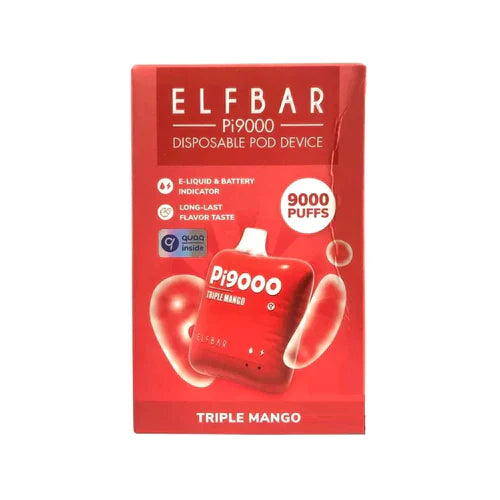 Triple Mango Elf Bar Pi9000 Disposable Vape 9000 Puffs 19ml Best Sales Price - Disposables