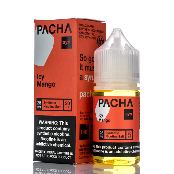 Pachamama Syn Salts Icy Mango 30ml Best Sales Price - Salt Nic Vape Juice