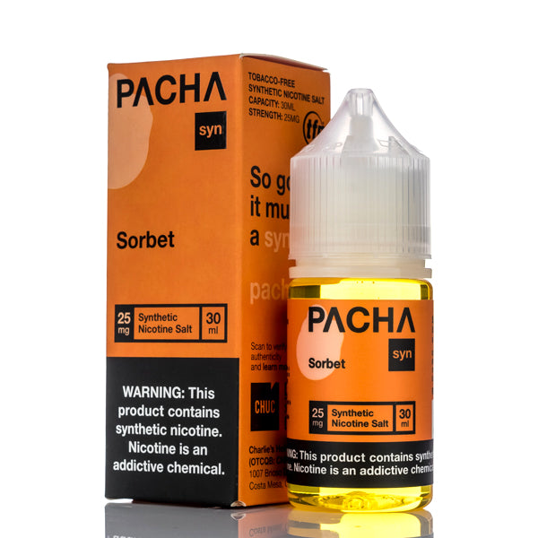 Pachamama Syn Salts Sorbet 30ml Best Sales Price - Salt Nic Vape Juice