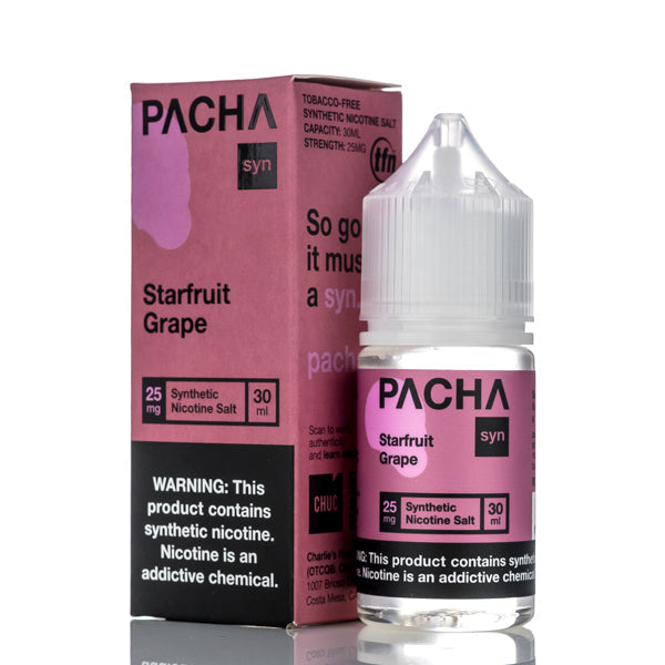 Pachamama Syn Salts Starfruit Grape 30ml Best Sales Price - Salt Nic Vape Juice