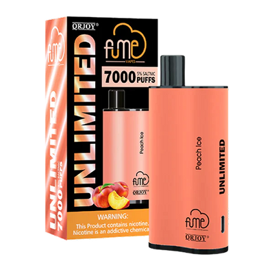 Fume Infinity Peach Ice 3500 Puffs Best Sales Price - Disposables