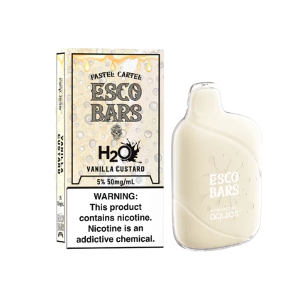 Esco Bars Aquios H2O 6000 Disposable Vanilla Custard Best Sales Price - Disposables