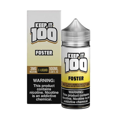 Foster by Keep It 100 Tobacco-Free Nicotine Series 100ml Best Sales Price - eJuice