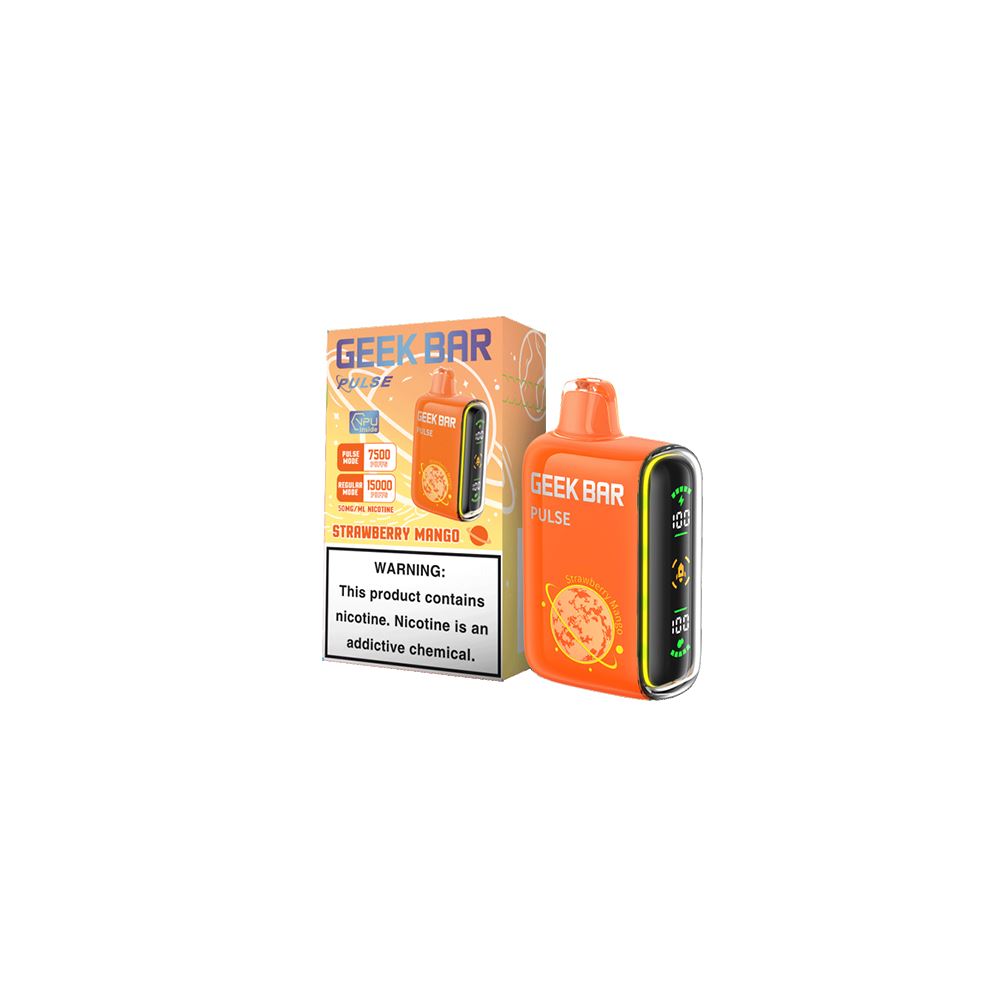 Geek Bar Pulse Disposable 15000 Puffs Strawberry Mango Flavor Best Sales Price - Disposables