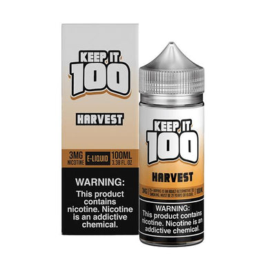 Harvest by Keep It 100 Tobacco-Free Nicotine Series 100ml Best Sales Price - eJuice
