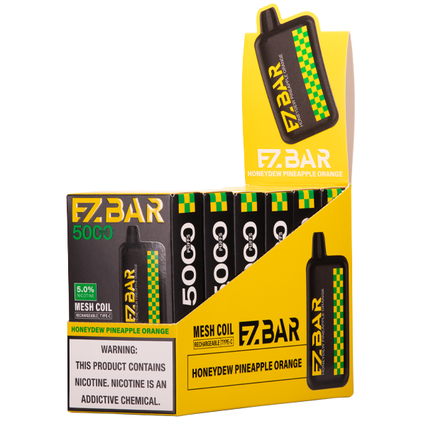 Honeydew Pineapple Orange EZBAR 5000 Best Sales Price - Disposables