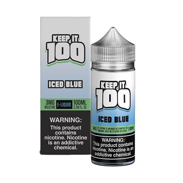 Iced Blue by Keep It 100 Synthetic 100ml Best Sales Price - eJuice