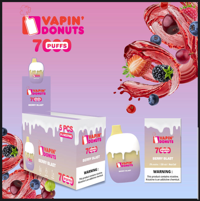 Vapin D Vapin Donuts - Drip 7000 Puffs - Single Unit Best Sales Price - Disposables