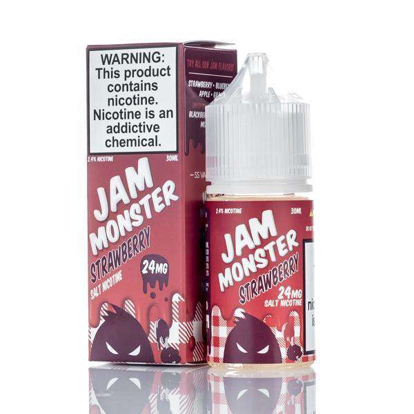 Jam Monster Salts Strawberry 30ml Best Sales Price - Salt Nic Vape Juice