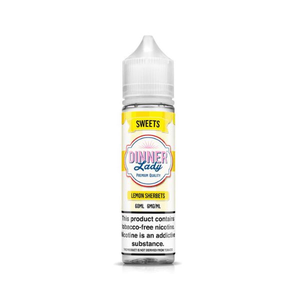 Lemon Sherbets by Dinner Lady Synthetic Series E-Liquid Best Sales Price - eJuice