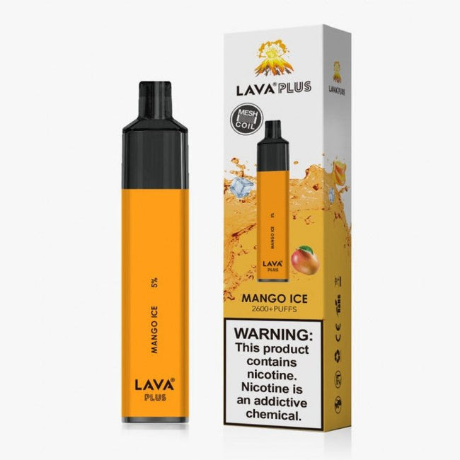 Lava Plus 2000 Puffs Disposable - Mango Ice Best Sales Price - Disposables