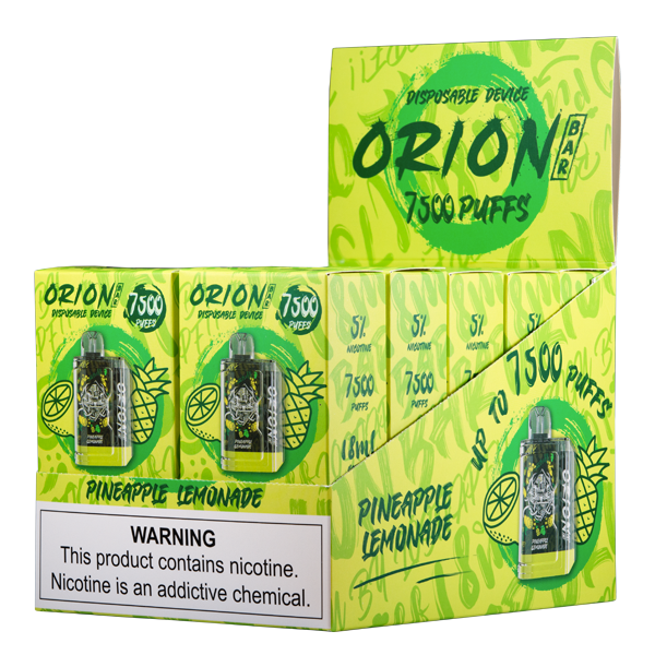 Pineapple Lemonade Orion Bar 7500 Best Sales Price - Disposables