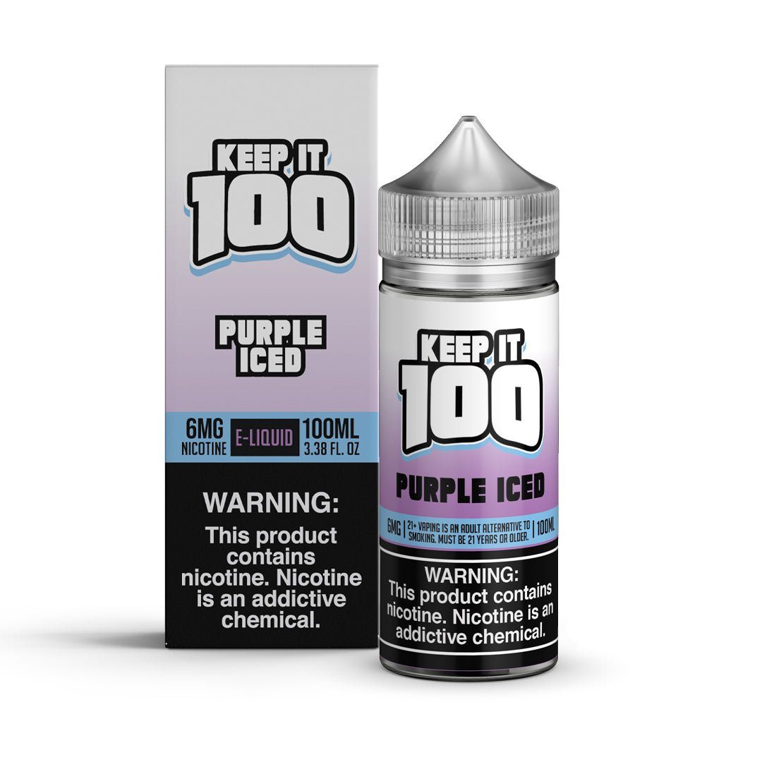 Purple Iced by Keep it 100 TF-Nic Series 100mL Best Sales Price - eJuice