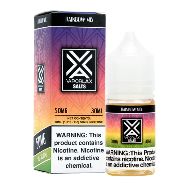 VaporLax Salt Rainbow Mix Ejuice Best Sales Price - eJuice