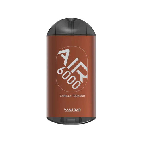 Yami Bar Air 6000 Disposable 6000 Puffs - Vanilla Tobacco Best Sales Price - Disposables