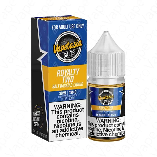 Royalty Two (2) Salt Vapetasia 30mL